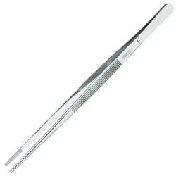 Med Vet International Miltex Vantage Dressing Forceps, 10in, Serrated Tips,
