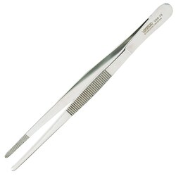 Med Vet International Miltex Vantage Dressing Forceps, 6in, Serrated Tips,