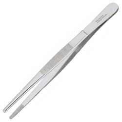 Med Vet International Miltex Vantage Dressing Forceps, 3.5in, Serrated