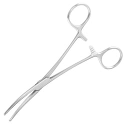 Med Vet International Miltex Rochester-Carmalt Forceps, 6.25in, Curved,
