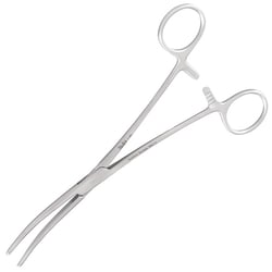Med Vet International&nbsp;Miltex Rochester-Carmalt Hemostatic Forceps, 8in, Curved