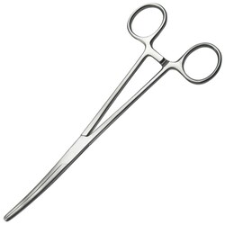 Med Vet International Miltex Rochester-Pean Forceps, 7.25in, Curved, German,