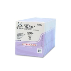 Med Vet International SUTVIC PLGA8-0TG 140-812, Quantity: Dozen of 12