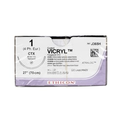 Med Vet International SUTVIC PLGA 9101CTX27, Quantity: Pack of 36