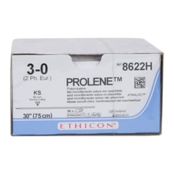 Med Vet International Ethicon Prolene Polypropylene Suture, Size 3-0, KS,