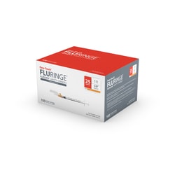 Med Vet International EasyTouch Fluringe Syringe FlipLock Exchangeable