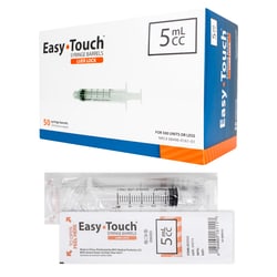 Med Vet International EasyTouch Luer Lock Tuberculin Syringe Barrels, TB,