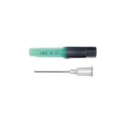 Med Vet International&nbsp;Exel 18g x 1in. Blunt Aluminum Hub Needle, 25/box