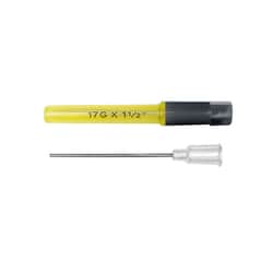 Med Vet International Exel 17g x 1.5in. Blunt Aluminum Hub Needle, 25/box,