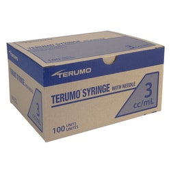Med Vet International Terumo Syringe & Needle, 3mL, Luer Lock, 23GX 1 1/2in,