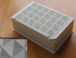 Kuhner Shaker Inc&nbsp;8 X WHITE POLYSTYRENE SQUARE D