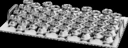 Kuhner Shaker Inc&nbsp;TRAY WITH FIXED CLAMPS C-50 H