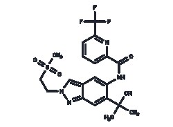 TARGETMOL CHEMICALS INC&nbsp;ZABEDOSERTIB 5MG