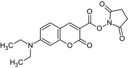 Abcam 7-Diethylaminocoumarin-3-carbo x ylic acid N-succinimidyl ester, Fluorescent labeling reagent, 100MG