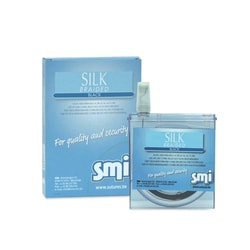 Med Vet International Silk Suture Cassette, Size 4-0, 100M Veterinary Use Only, each
