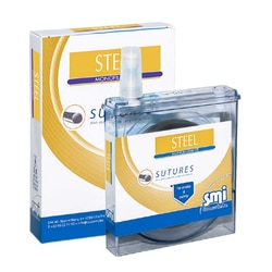 Med Vet International Steel Monofilament Cassette suture, 5-0, 50 meters, each