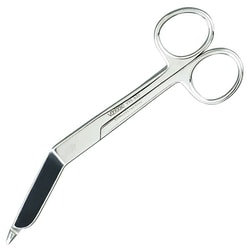 Med Vet International&nbsp;Miltex Vantage Lister Bandage Scissors, 5.5in, with Pocket Clip