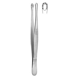 Med Vet International&nbsp;Miltex MeisterHand Russian Tissue Forceps, 6in, German, MH6-142