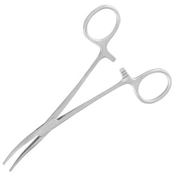 Med Vet International&nbsp;Miltex Kelly Forceps, 5.5in, Curved, 12/Pack, EG7-38