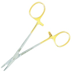 Med Vet International Miltex Olsen-Hegar Needle Holder, Serrated Jaws,