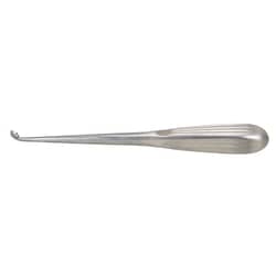 Med Vet International Miltex Spratt Curette, 9in, Angled, Oval Cup, Size 0, 5.8X3.7mm, 26-1729