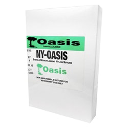 Med Vet International Oasis Nylon Suture Cassette, Size 0, Length of 100M, Each