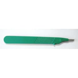 Med Vet International Exel Sterile Disposable Scalpel #15, stainless steel, 10/Box