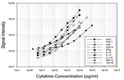Abcam Canine Cytokine Antibody Array B (10 Targets) - Quantitative.