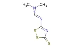 eMolecules​&nbsp;Aladdin Scientific Corporation  NN-Dimethyl-N'-(3-thioxo-3H-124-dithiazol-5-yl)formimidamide  5g  845153487  N302537    1192027-04-5  [null]  205.310  C5H7N3S3