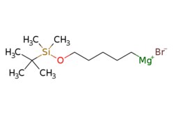 eMolecules​&nbsp;Synthonix  [5-[tert-butyl(dimethyl)silyl]oxypentyl]magnesium bromide 0.50 M in THF  25ml  844919952  B88266    111298-88-5  [null]  305.614  C11H25BrMgOSi