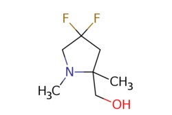 eMolecules​&nbsp;2417920-29-5 | (4,4-Difluoro-1,2-dimethylpyrrolidin-2-yl)methanol | ChemScene165.184 | C7H13F2NO | 97.000 | CN1CC(F)(F)CC1(C)CO | 100mg | 823513065