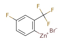 eMolecules​&nbsp;[4-Fluoro-2-(trifluoromethyl)phenyl]zinc bromide, 0.5 M in THF | Synthonix |308.380 | C7H3BrF4Zn | 0.000 | [Br-].Fc1ccc([Zn+])c(c1)C(F)(F)F | 50ml | 818572017