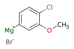 eMolecules​&nbsp;168965-37-5 | (4-Chloro-3-methoxyphenyl)magnesium bromide, 0.5 M in THF | Synthonix245.780 | C7H6BrClMgO | 0.000 | [Br-].COc1cc([Mg+])ccc1Cl | 100ml | 812584964