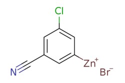 eMolecules​&nbsp;(3-Chloro-5-cyanophenyl)zinc bromide, 0.5 M in THF | Synthonix |281.840 | C7H3BrClNZn | 0.000 | [Br-].Clc1cc([Zn+])cc(c1)C#N | 25ml | 812584953
