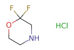eMolecules​&nbsp;Pharmablock  22-difluoromorpholine hydrochloride  100mg  799220939  PB94086-1    1820647-38-8  MFCD29033956  159.560  C4H8ClF2NO