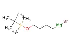 eMolecules​&nbsp;Synthonix  [4-[tert-Butyl(dimethyl)silyl]oxybutyl]magnesium bromide 0.50 M in THF  100ml  795399108  B81015    152841-72-0  [null]  291.587  C10H23BrMgOSi
