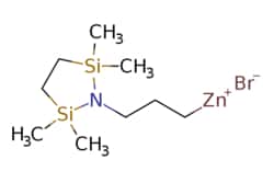 eMolecules​&nbsp;[3-(2,2,5,5-tetramethyl-1,2,5-azadisilolidin-1-yl)propyl]zinc bromide, 0.50 M in THF | Synthonix |345.740 | C9H22BrNSi2Zn | 0.000 | [Br-].C[Si]1(C)CC[Si](C)(C)N1CCC[Zn+] | 25ml | 794559327