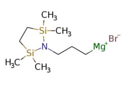 eMolecules​&nbsp;138084-62-5 | [3-(2,2,5,5-tetramethyl-1-aza-2,5-disilacyclopent-1-yl)propyl]magnesium bromide, 0.5M in THF | Synthonix304.661 | C9H22BrMgNSi2 | 95.000 | [Br-].C[Si]1(C)CC[Si](C)(C)N1CCC[Mg+] | 25ml | 794559324