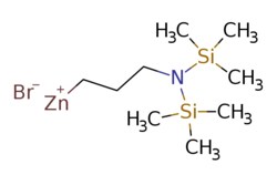 eMolecules​&nbsp;3-[Bis(trimethylsilyl)amino]propylzinc bromide, 0.50 M in THF | Synthonix |347.750 | C9H24BrNSi2Zn | 0.000 | [Br-].C[Si](C)(C)N(CCC[Zn+])[Si](C)(C)C | 50ml | 794559316