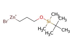 eMolecules​&nbsp;1012041-99-4 | 3-(tert-Butyldimethylsiloxy)propylzinc bromide, 0.5 M in THF | Synthonix318.640 | C9H21BrOSiZn | 0.000 | [Br-].CC(C)(C)[Si](C)(C)OCCC[Zn+] | 50ml | 771375801