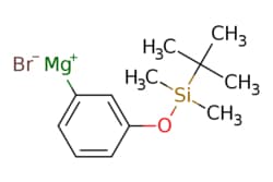 eMolecules​&nbsp;117973-14-5 | 3-(tert-Butyldimethylsiloxy)phenylmagnesium bromide, 0.50 M in THF | Synthonix311.577 | C12H19BrMgOSi | 0.000 | [Br-].CC(C)(C)[Si](C)(C)Oc1cccc([Mg+])c1 | 25ml | 761751055