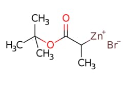 eMolecules​&nbsp;Synthonix  2-tert-Butoxy-2-oxo-1-methylethylzinc bromide 0.50 M in THF  100ml  731749235  B77231    51656-71-4  [null]  274.460  C7H13BrO2Zn