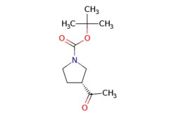 eMolecules​&nbsp;1374673-69-4 | (R)-3-Acetyl-1-Boc-pyrrolidine | Acrotein ChemBio Inc. | MFCD24856417 | 213.277 | C11H19NO3 | 97.000 | CC(=O)[C@@H]1CCN(C1)C(=O)OC(C)(C)C | 5g | 731675219