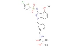 eMolecules​&nbsp;TargetMol  GSK2239633A  100mg  726061086  T11481    1240516-71-5  [null]  549.060  C24H25ClN4O5S2