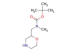 eMolecules​&nbsp;185692-04-0 | tert-Butyl methyl(morpholin-2-ylmethyl)carbamate | ChemScene | MFCD14635766 | 230.308 | C11H22N2O3 | 97.000 | CN(CC1CNCCO1)C(=O)OC(C)(C)C | 1g | 712787917