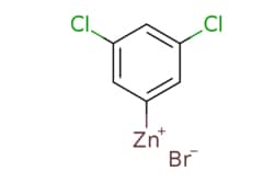 eMolecules​&nbsp;1274868-09-5 | 3,5-Dichlorophenylzinc bromide, 0.50 M in THF | Synthonix291.270 | C6H3BrCl2Zn | 97.000 | [Br-].Clc1cc(Cl)cc([Zn+])c1 | 25ml | 703157776