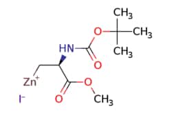 eMolecules​&nbsp;250737-35-0 | (S)-2-tert-Butoxycarbonylamino-3-methoxy-3-oxopropylzinc iodide, 0.50 M in THF | Synthonix394.510 | C9H16INO4Zn | 0.000 | [I-].COC(=O)[C@@H](C[Zn+])NC(=O)OC(C)(C)C | 25ml | 703157755