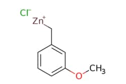 eMolecules​&nbsp;Synthonix  3-Methoxybenzylzinc chloride 0.50 M in THF  25ml  702445955  M73669    312693-16-6  MFCD01319883  221.990  C8H9ClOZn