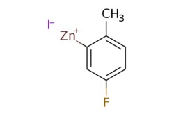 eMolecules​&nbsp;Synthonix  5-Fluoro-2-methylphenylzinc iodide 0.50 M in THF  25ml  627353651  F73265    312693-09-7  MFCD01319872  301.410  C7H6FIZn