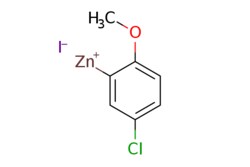 eMolecules​&nbsp;Synthonix  5-Chloro-2-methoxyphenylzinc iodide 0.50 M in THF  25ml  627353569  C73259    737797-36-3  MFCD02260171  333.860  C7H6ClIOZn